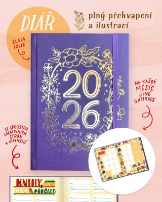 Že ještě nemáte diář na rok 2026? 😱 Nejvyšší čas to napravit! Náš fialový diář bude vašim věrným společníkem na celý...